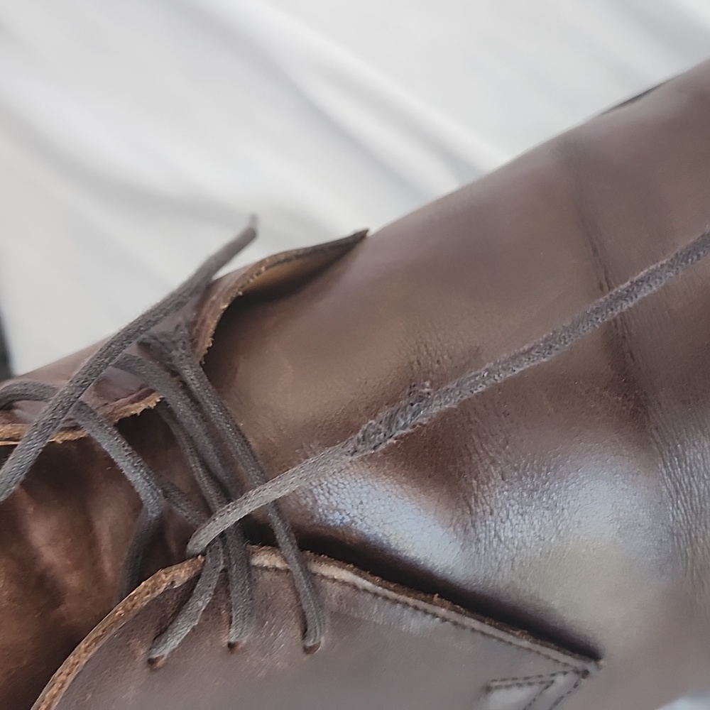 Dark Brown Itshide Commando Boots With Smooth Lea… - image 5